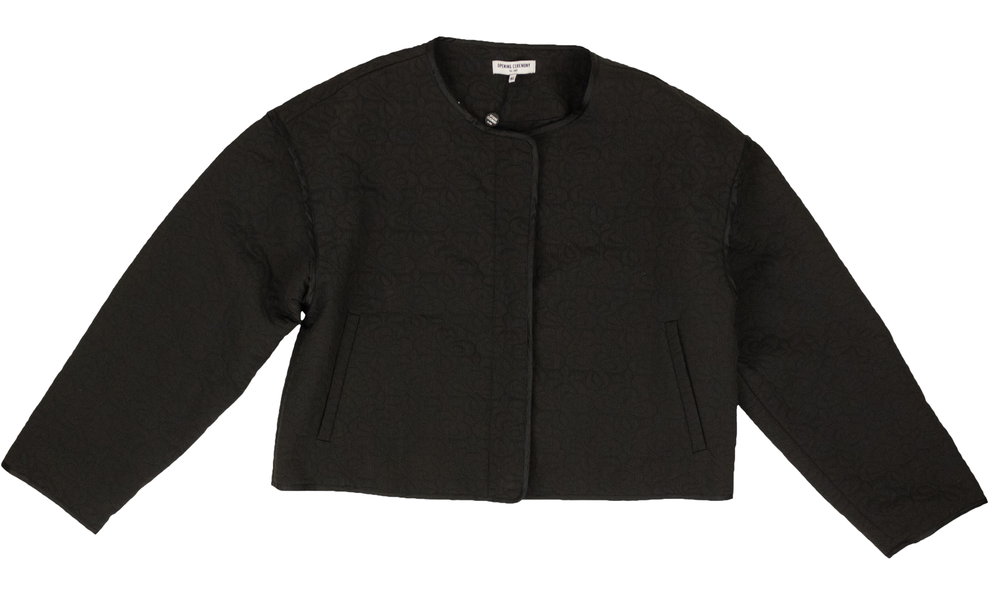 SOLID QUILTED JACKET "Black" R20AOL11170