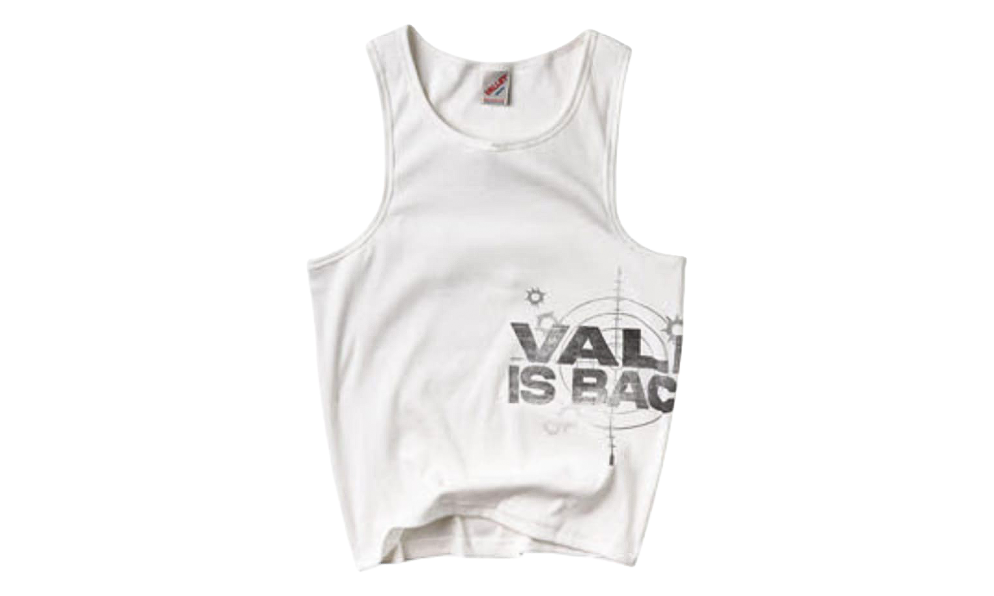 Vale Is Back Tank Top "White" VAL464