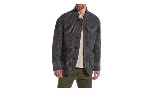 Wool Blend Jacket "Blue" BRUN2250