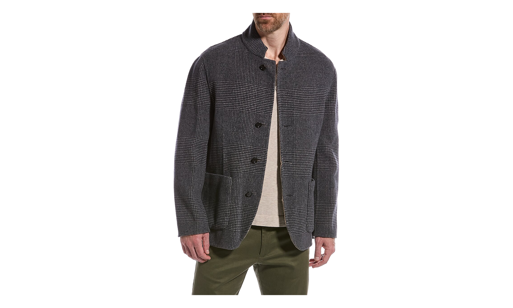 Wool Blend Jacket "Blue" BRUN2250