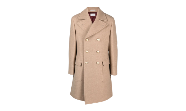 Wool Double Breasted Jacket "Light Camel / Sand" BRUN2011